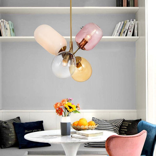 Glass Candy Balloon Chandelier
